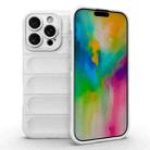 For iPhone 16 Pro Magic Shield TPU + Flannel Phone Case(White) - 1