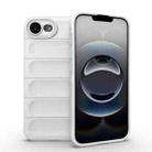 For iPhone 16e Magic Shield TPU + Flannel Phone Case(White) - 1