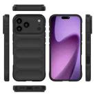 For iPhone 17 Pro Max Magic Shield TPU + Flannel Phone Case(Black) - 3