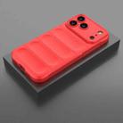 For iPhone 17 Pro Max Magic Shield TPU + Flannel Phone Case(Red) - 2
