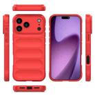 For iPhone 17 Pro Max Magic Shield TPU + Flannel Phone Case(Red) - 3