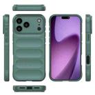 For iPhone 17 Pro Max Magic Shield TPU + Flannel Phone Case(Dark Green) - 3