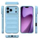 For iPhone 17 Pro Max Magic Shield TPU + Flannel Phone Case(Light Blue) - 3