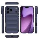 For iPhone 17 Pro Max Magic Shield TPU + Flannel Phone Case(Dark Blue) - 3