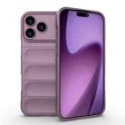 For iPhone 17 Pro Max Magic Shield TPU + Flannel Phone Case(Purple) - 1
