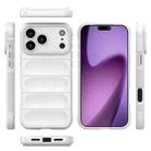 For iPhone 17 Pro Max Magic Shield TPU + Flannel Phone Case(White) - 3