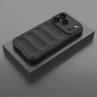 For iPhone 17 Pro Magic Shield TPU + Flannel Phone Case(Black) - 2