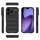 For iPhone 17 Pro Magic Shield TPU + Flannel Phone Case(Black) - 3