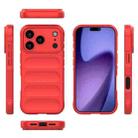 For iPhone 17 Pro Magic Shield TPU + Flannel Phone Case(Red) - 3