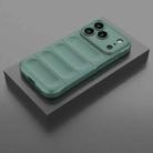 For iPhone 17 Pro Magic Shield TPU + Flannel Phone Case(Dark Green) - 2