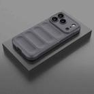 For iPhone 17 Pro Magic Shield TPU + Flannel Phone Case(Dark Grey) - 2