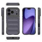 For iPhone 17 Pro Magic Shield TPU + Flannel Phone Case(Dark Grey) - 3