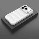 For iPhone 17 Pro Magic Shield TPU + Flannel Phone Case(White) - 2