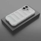 For iPhone 17 Magic Shield TPU + Flannel Phone Case(Grey) - 2