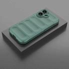 For iPhone 17 Magic Shield TPU + Flannel Phone Case(Dark Green) - 2