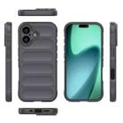 For iPhone 17 Magic Shield TPU + Flannel Phone Case(Dark Grey) - 3