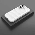 For iPhone 17 Magic Shield TPU + Flannel Phone Case(White) - 2