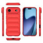 For iPhone 17 Air Magic Shield TPU + Flannel Phone Case(Red) - 3