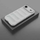 For iPhone 17 Air Magic Shield TPU + Flannel Phone Case(Grey) - 2