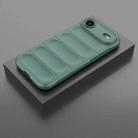 For iPhone 17 Air Magic Shield TPU + Flannel Phone Case(Dark Green) - 2