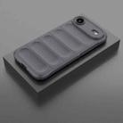 For iPhone 17 Air Magic Shield TPU + Flannel Phone Case(Dark Grey) - 2