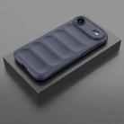 For iPhone 17 Air Magic Shield TPU + Flannel Phone Case(Dark Blue) - 2