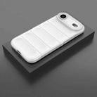 For iPhone 17 Air Magic Shield TPU + Flannel Phone Case(White) - 2