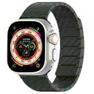 For Apple Watch Ultra 2 49mm Carbon Fiber Magnetic Loop Watch Band(Official Green) - 1