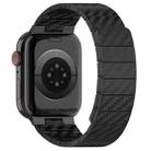 For Apple Watch Series 10 42mm Carbon Fiber Magnetic Loop Watch Band(Black) - 2