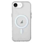 For iPhone 16e Space MagSafe Acrylic Hybrid TPU Phone Case(Transparent) - 1