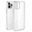 For iPhone 15 Pro Max hoco Light Series Soft TPU Phone Case(Transparent) - 1