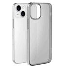 For iPhone 15 hoco Light Series Soft TPU Phone Case(Transparent Black) - 1