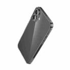 For iPhone 16 Plus hoco Light Series Soft TPU Phone Case(Transparent Black) - 2