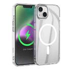 For iPhone 15 hoco MagSafe Magnetic Series Airbag Shockproof Phone Case(Transparent) - 1