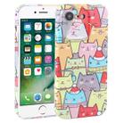 For iPhone SE 2022/SE 2020/8/7 Dustproof Net Full Coverage PC Phone Case(Cats) - 1