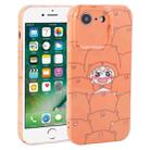 For iPhone SE 2022/SE 2020/8/7 Dustproof Net Full Coverage PC Phone Case(Cartoon Character) - 1