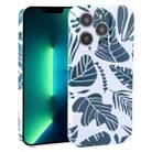 For iPhone 13 Pro Max Dustproof Net Full Coverage PC Phone Case(Banana Leaf) - 1