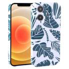 For iPhone 12 Dustproof Net Full Coverage PC Phone Case(Banana Leaf) - 1