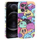 For iPhone 12 Pro Dustproof Net Full Coverage PC Phone Case(Cute Monster) - 1