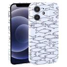 For iPhone 12 mini Dustproof Net Full Coverage PC Phone Case(Fish School) - 1