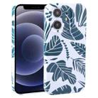For iPhone 12 mini Dustproof Net Full Coverage PC Phone Case(Banana Leaf) - 1