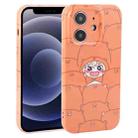 For iPhone 12 mini Dustproof Net Full Coverage PC Phone Case(Cartoon Character) - 1