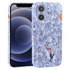 For iPhone 12 mini Dustproof Net Full Coverage PC Phone Case(Crowd) - 1