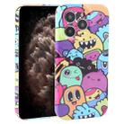 For iPhone 11 Pro Max Dustproof Net Full Coverage PC Phone Case(Cute Monster) - 1