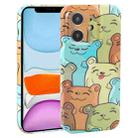 For iPhone 11 Dustproof Net Full Coverage PC Phone Case(Cute Bear) - 1