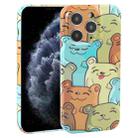 For iPhone 11 Pro Dustproof Net Full Coverage PC Phone Case(Cute Bear) - 1