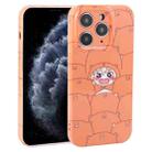 For iPhone 11 Pro Dustproof Net Full Coverage PC Phone Case(Cartoon Character) - 1