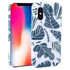 For iPhone X / XS Dustproof Net Full Coverage PC Phone Case(Banana Leaf) - 1