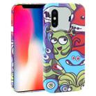 For iPhone X / XS Dustproof Net Full Coverage PC Phone Case(Monster Academy) - 1