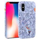 For iPhone X / XS Dustproof Net Full Coverage PC Phone Case(Crowd) - 1